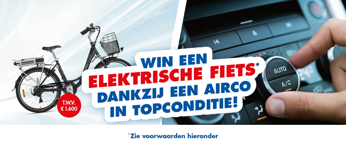 Win een elektrische fiets (ter waarde van €1.600)!